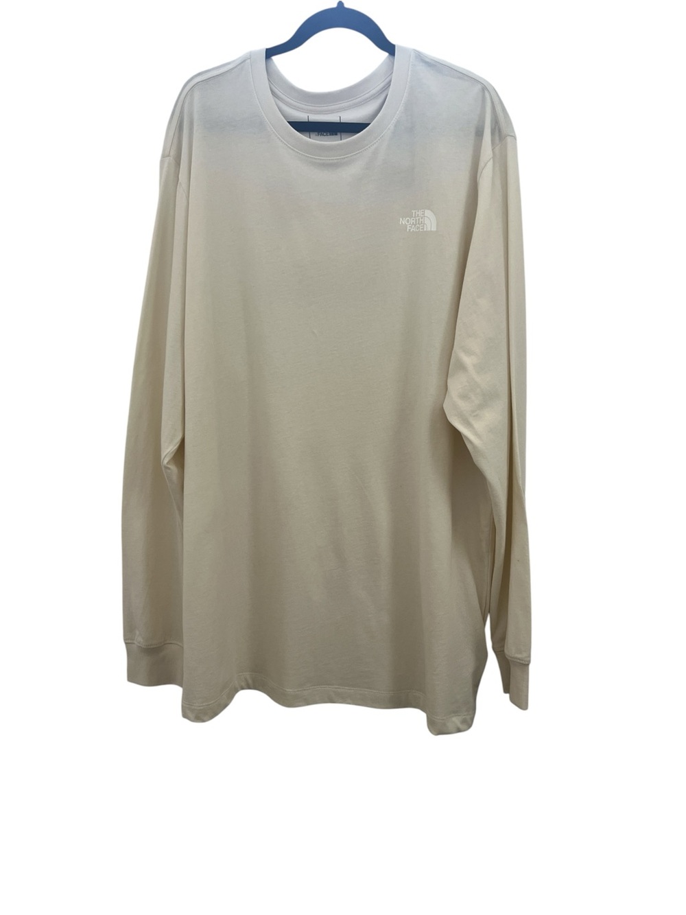 The North Face Men’s XXL Long Sleeve Graphic Shirt Cream NWT - Picture 1 of 8